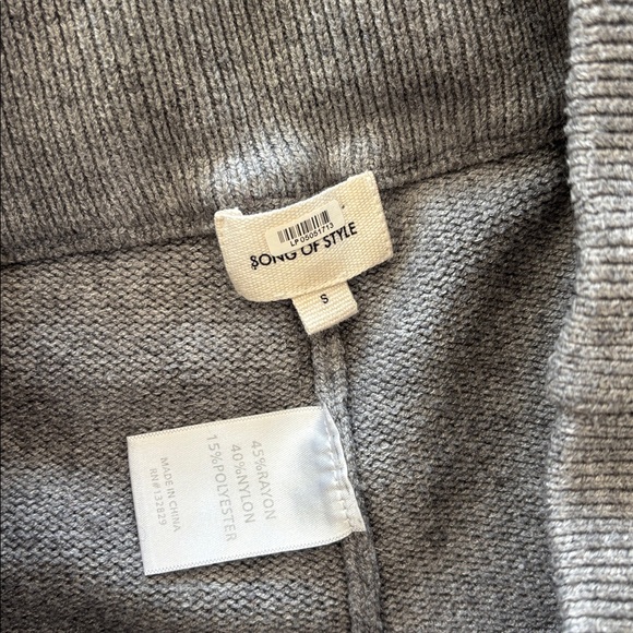 Song of Style Pawnie Blouson High Waist Jogger Sweatpants in gray size small - Picture 6 of 6